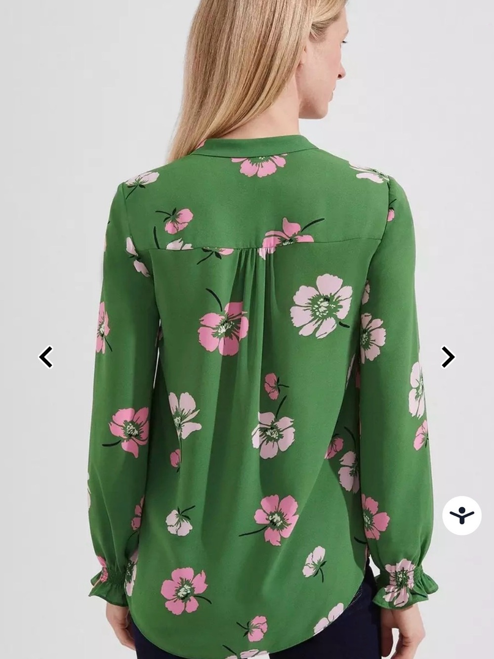 Hobbs Sutton Floral Blouse Size 10 | Euc | $105 Retail — image 2 of 6